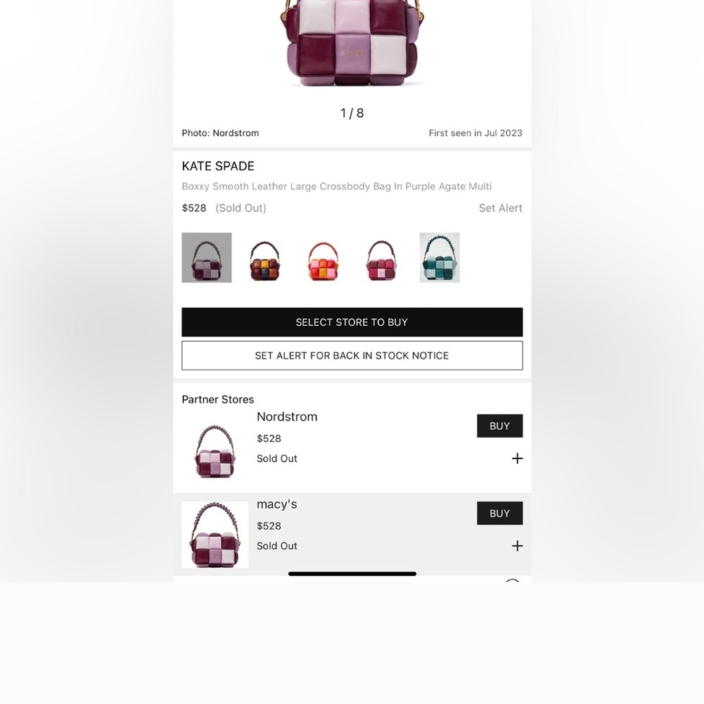 Kate Spade Multicolor Patchwork Shoulder Bag - image 5